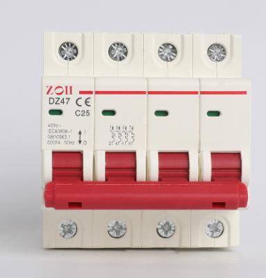 China WENZHOU 25 amp / mcb 10kA mini circuit breaker switch c25 circuit breaker for sale