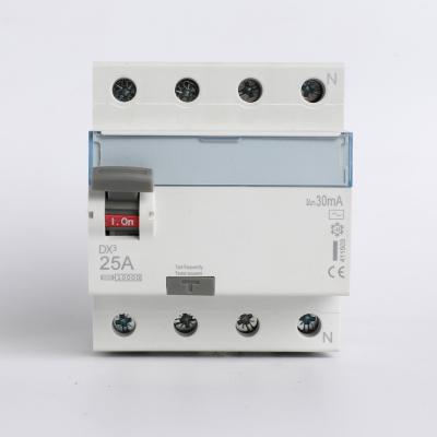 China DX3 25A Earth Leakage Circuit Breaker 6ka for sale