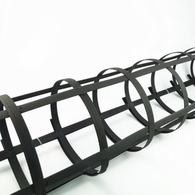 China Reinforce Composite Steel Plastic Composite Geogrid HDPE/Steel Wire Geogrid zu verkaufen