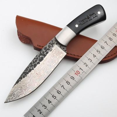 China Laser Fixed Steel Pattern EDC Handle Knife Combat Knife High Hardness Blade Outdoor Hunting Tactical Knife for sale