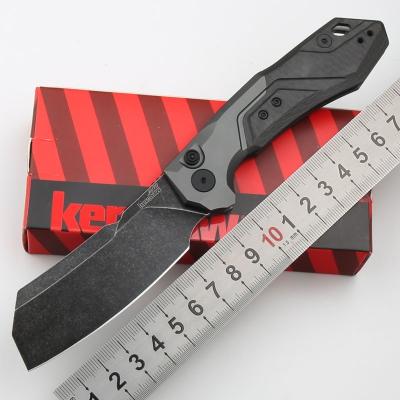 China Aluminum + Carbon Fiber Combat Knife 7850 Outdoor Camping Folding Knife CPM 154 Blade Handle Stone Wash Pocket EDC Tactical Utility Knife for sale