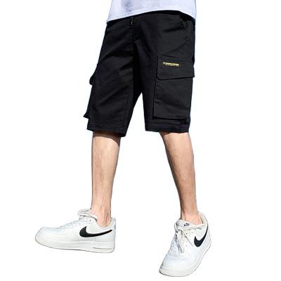 China Dark Blue Anti-Wrinkle Beach Shorts Fashion Casual Loose Breathable Men Shorts for sale