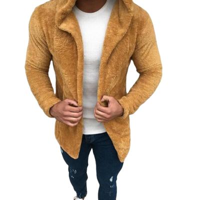 China QUICK DRY Casual Hooded Blouse Cardigan Sports Wool Coat Men Loose Thermal Jackets for sale