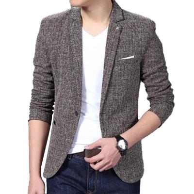 China Viable Popular Suit Men's Fashion Casual Slim Fit Suit Jacket Male Blazer for sale