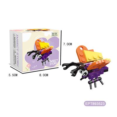 China EPT Butterfly 26Pcs Animal Building Toy Building Block Mini Animals Sets Party Favor Small Birthday Gifts Toys For Kids Prize Rewards for sale