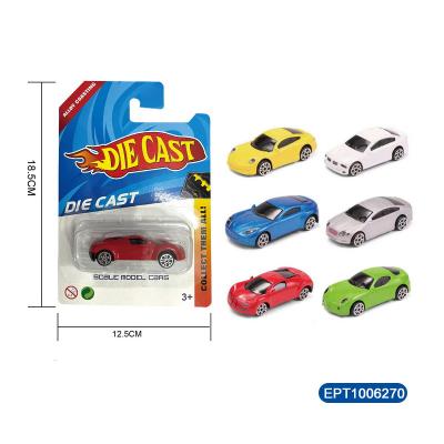 China Diecast Toy EPT 1:64 Alloy Diecast Mini Car Matchbox Die Cast Toddler Small Promotion Toys Dollar Items Car Toy for sale