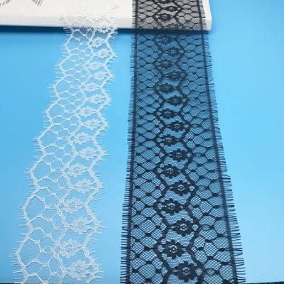 China OEKO-TEX BSCI Sustainable Factory Wholesale Eyelash Lace Trimming Nigerian Lace Fabric 2021 for sale