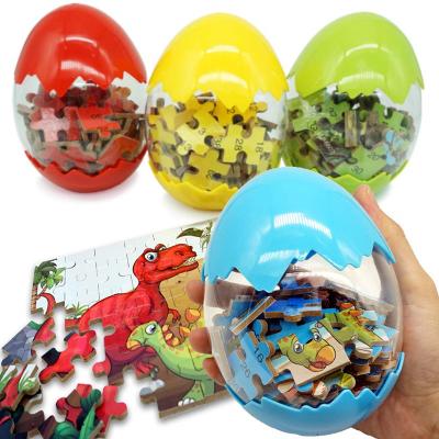 China Cartoon Toy Wooden Magnetic Puzzle Games Mix and Match Dinosaur Educational Geometric Brain Teaser Toy Set For Kids for sale