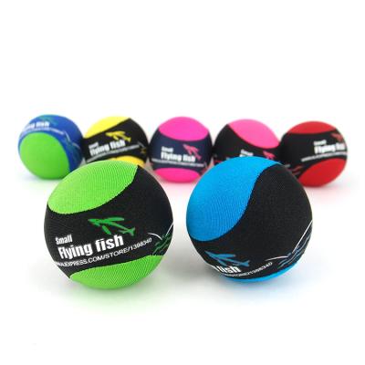 China Sports Toy Ultimate Skim Soft Water Skim Ball Lycra Tpr Handle Splash Super Jumping Water Bounce Ball For Games Water for sale