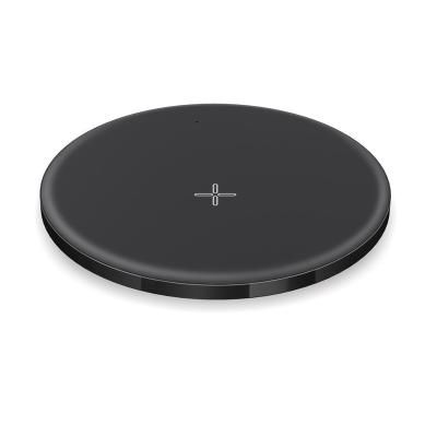 China Qi-enabled devices fast wireless charger 15w cheap custom ABS universal fast charging pad logo pad for sale