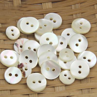 China Viable 2-hole buttons for garment accessory with pearl buttons for clothing for sale