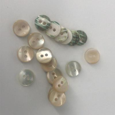 China Viable Wholesale Garment Accessory 2 Holes Buttons With Beads For Clothing for sale