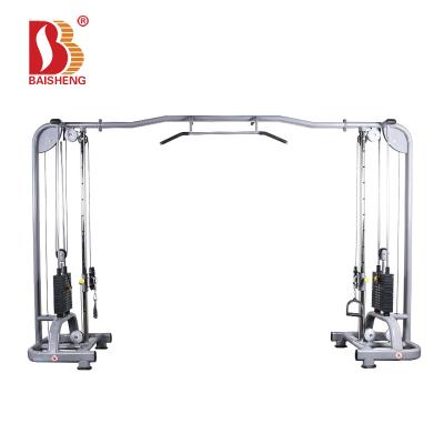 China 50*100*3.0mm Flat Oval Steel Tube Gym Equipment Commercial Cable Crossing Machine for sale