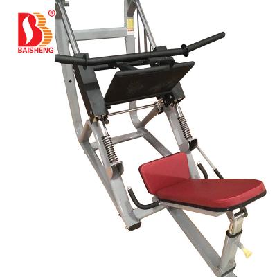 China 50*100*3.0mm Jiangsu Factory Wholesale Commercial Flat Oval Steel Workout Equipment Linear Tube Leg Press for sale