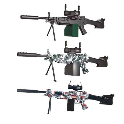 China Shooting Playing Games Amazon Splash M249 Ball Gun Rifle Electric Summer Hot Selling Outdoor Toys Gel Water Ball Gun for sale