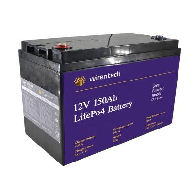 China The highest quality toys 12V 150Ah 150Ah lithium battery lifepo4 battery with group 31 case for sale