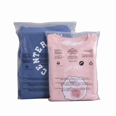 China Recyclable Biodegradable Portable Custom Logo print Transparent package Shipping Die Cut Plastic tote carry shopping Bag for sale