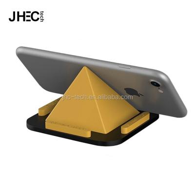 China Durable creative portable pyramid shaped multi-angle anti-drop mobile phone holder desktop stand for sale