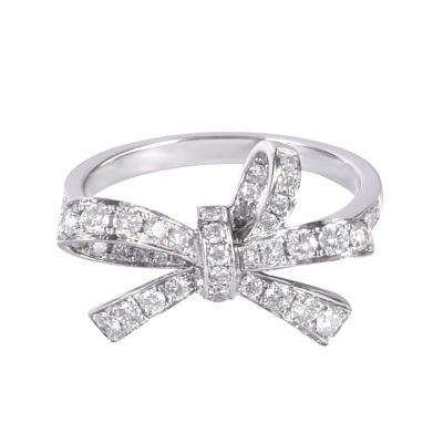 China Real Diamond Engagement Ring Wedding Rings Romantic Gold Plated Diamond Ring for sale