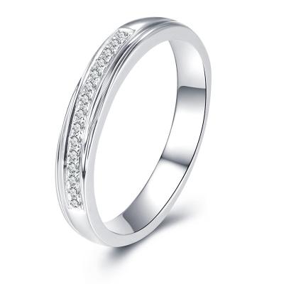 China Unique 18k White Gold Vermeil Engagement Rings White Gold Engagement Ring Gold Casual/Sporty Jewelry for sale