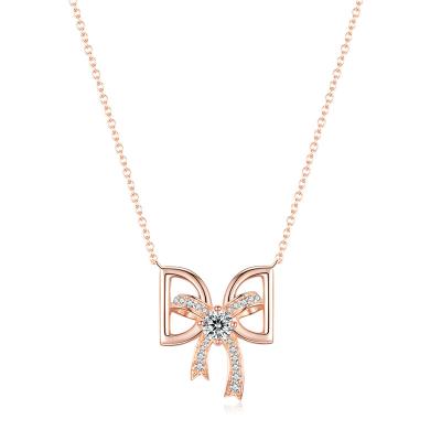 China FASHIONABLE 925 Sterling Silver Butterfly Necklace Gold Zodiac Necklace for sale