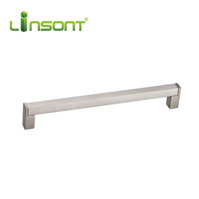 China Modern Top Selling Furniture Accessories Stainless Steel SS201 SS304 Brushed Nickel Door Handle for sale