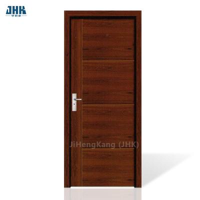 China JHK-F01 Groove Veneer Wood Skin Cabinet Flush Door Qatar for sale