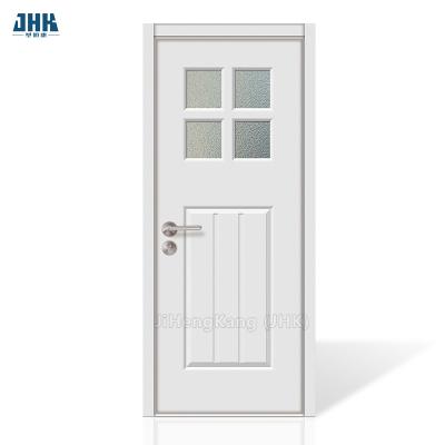 China JHK- G32 Supply wood frosted glass kitchen cabinets with mirrored interior French doors for sale for sale