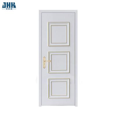 China JHK-W018 Indoor Panel Wpc Wood Front Door Wpc Doors for sale