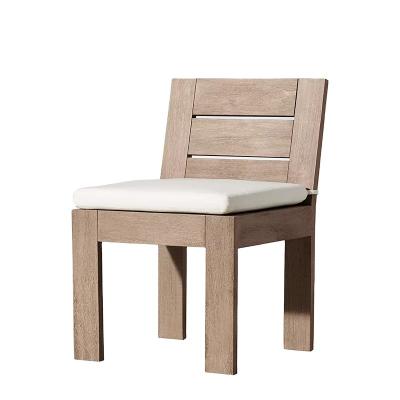 China Contemporary Wholesale High Quality Teak Wood Furniture Teak Factory Factory Side Chair for sale