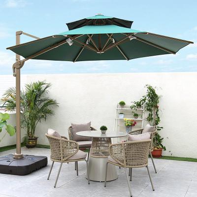 China 2022 Outdoor Tyrants Garden Leisure Furniture Contemporary Outdoor Yard Parasol Local Square Parasol Umbrella for sale