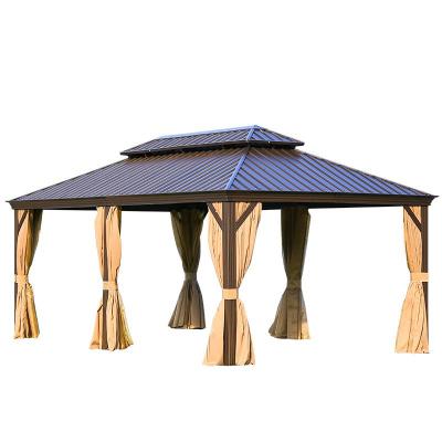 China Contemporary Goerder Galvanized Tent Garden Pergola Sun Shade Leisure Tent for sale