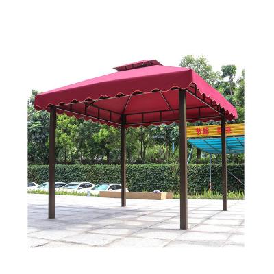 China Modern outdoor sunshape leisure sunshape outdoor waterproof yard four pillars square garden tent for sale