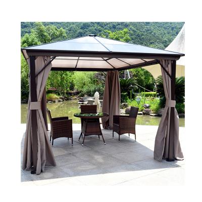 China Modern Design Contemporary Simple Roof Square Sun Shed Garden Shade-shed Agritainment BBQ Tent for sale