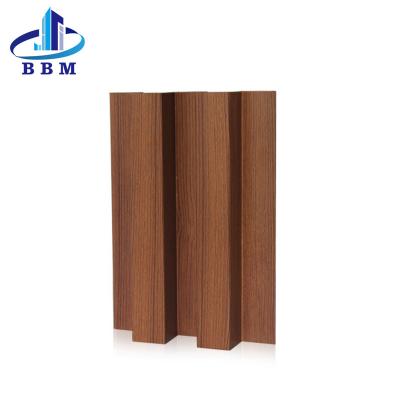 China Modern Aluminum Great Wall Panel Building Exterior Wall Decoration Aluminum Alloy Concave-convex Wave Aluminum Panel for sale