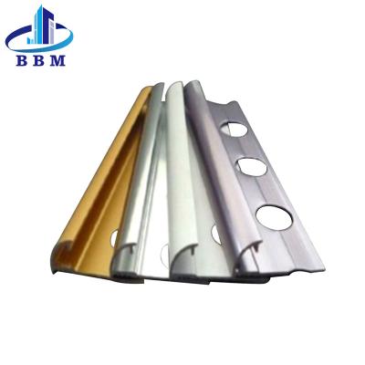 China Modern Decorative Transition Pad Ceramic Tile Trim Aluminum Corner Profile Border for sale