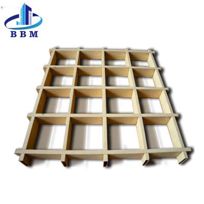 China Modern Mall Uncelling Decorations Alucobond Pvdf/pe ACP/Open Aluminum Metal Cell Grid Ceiling Acm Materials for sale