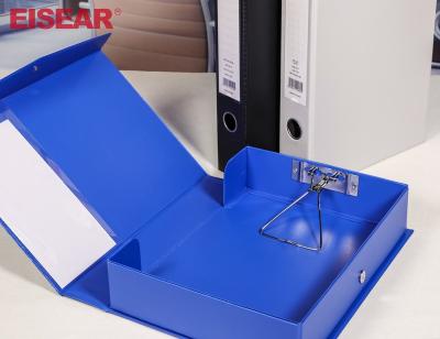 China High Quality PVC Archive Box A4/FC Size Standard Size PVC Lever Vault File Storage Cardboard Boxes Document Waterproof Case for sale