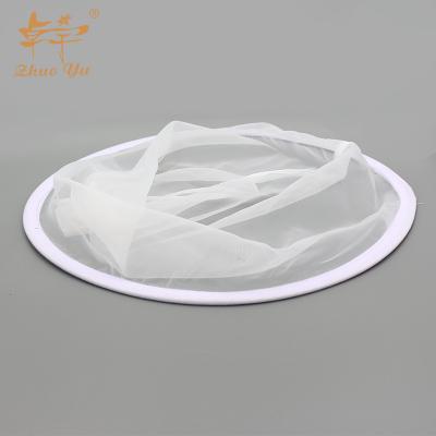 China Filtration Beekeeping Equipment Liquid Honey Filter Nylon Cone-Shape Honey Strainer Bee Honey Tools for sale