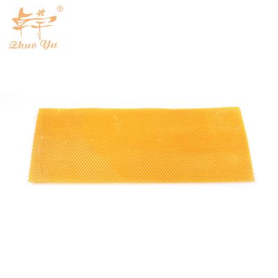 China 2021 Directly Supplies Cheap Honey Bee Honeycomb Wax Comb Base Wax Sheet From Bee Frame China Manufacturer For Bee Hive for sale