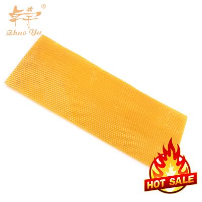 China 2020 Bee View Honey Beeswax Foundation Factory Directly Supply Organic Pure Beeswax Foundation Sheet Reasonable Price for sale