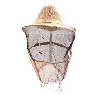 China Bee Farm Bee Hat / Protective Beekeeper Weave Hat For Beekeeper Safety for sale