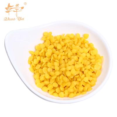 China organic natural raw yellow refined honey beeswax granule for industry ZY-BW003 for sale