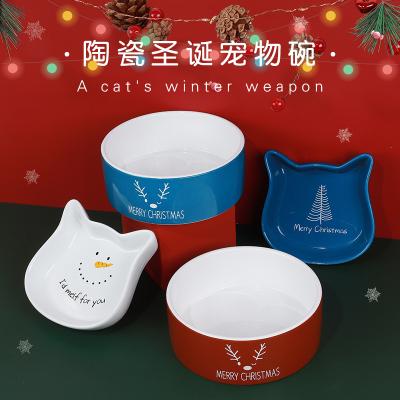 China Durable Duranle Ceramic Safe Pet Style High Grade Feeding Bowl for sale