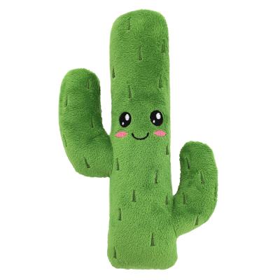 China Viable Dog Toy Interactive Funny Pineapple Cactus Chew Resistance Plush Puppy Dog Squeaky Toys for sale