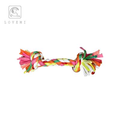 China Viable Pet Chewing Color String Hemp Dog Toys Interactive Toy For Dog Toys Dog for sale