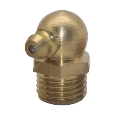 China SYD Brass Custom Grease Nipple 930 M12x1 90degree High Pressure Brass Hydraulic Fitting for sale