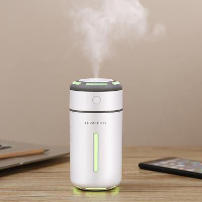 China Car H2o Spray Mist Maker Fogger Aroma Diffuser Car Air Humidifier Mini Ultrasonic 2300ML LED Wet Light Dual Usb OEM for sale