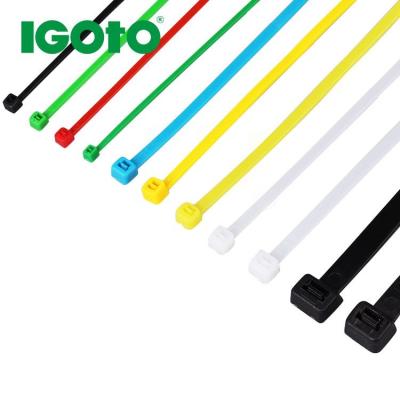 China 100% imported nylon raw material of American nylon tie wraps sizes ties manufacturers nylon 66 nylon cable ties for sale