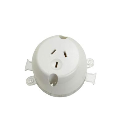 China Residential / General Purpose Down Surface Light Plugbase Outlet SAA PowerPoint Single Socket 240V 10 Amp for sale